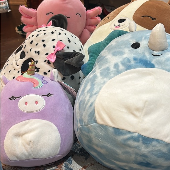 Squishmallows lot - 5 stuffies - 2 with tags - Picture 1 of 7
